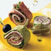 Roast Beef 'n Swiss Tortilla Roll-Ups