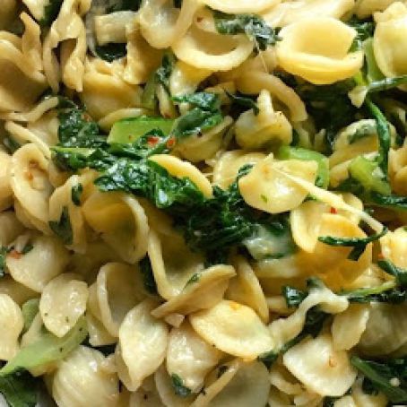 Orecchiette with Swiss Chard and Fontina