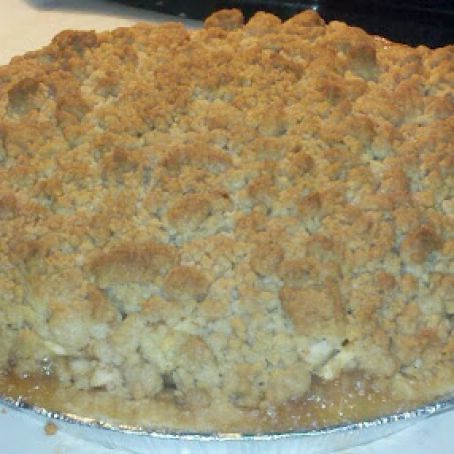 Apple crumb pie