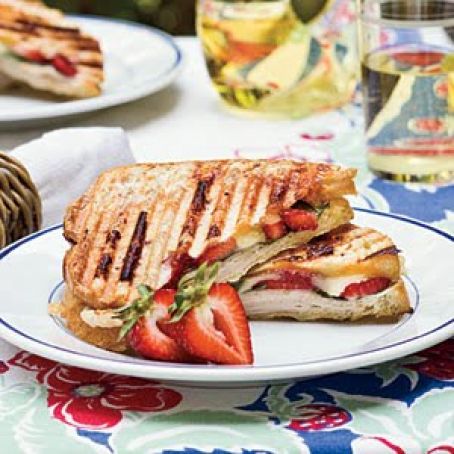 Strawberry-Turkey-Brie Panini