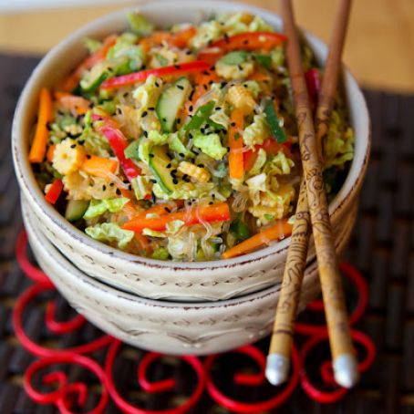 Inside Out Chinese Spring Roll Salad