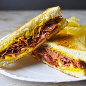 Fried Bologna Sandwich