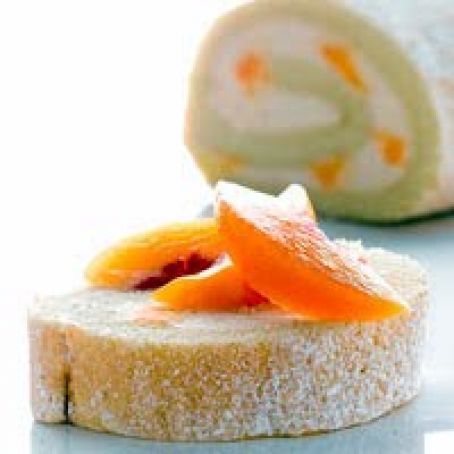 Peach Cake Roll