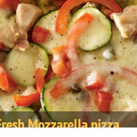 Tuna and Fresh Mozzarella pizza