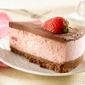 Strawberry and Chocolate Ice Cream Cake 