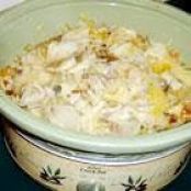 Slow Cooker Scalloped Potatoes with Ham