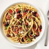 Bucatini With Olive-Caper Sauce