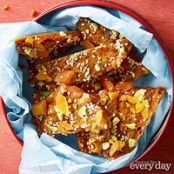 Pistachio, Apricot and Sesame Brittle