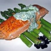 Pan Seared Salmon with Sour Cream