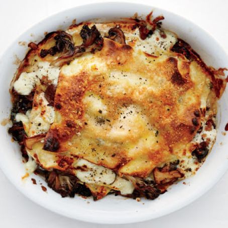 Mushroom and Burrata Lasagnette