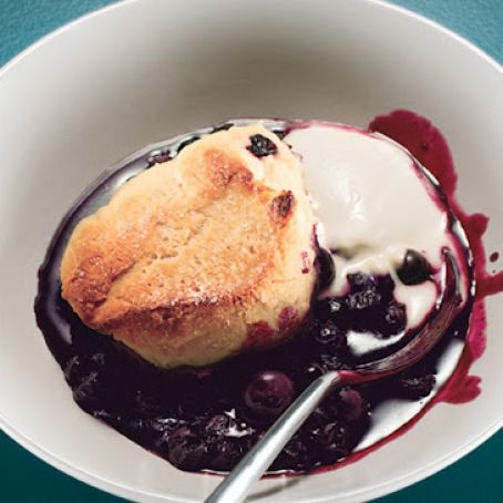 Blueberry Cobbler w/Easiest Ever Biscuits