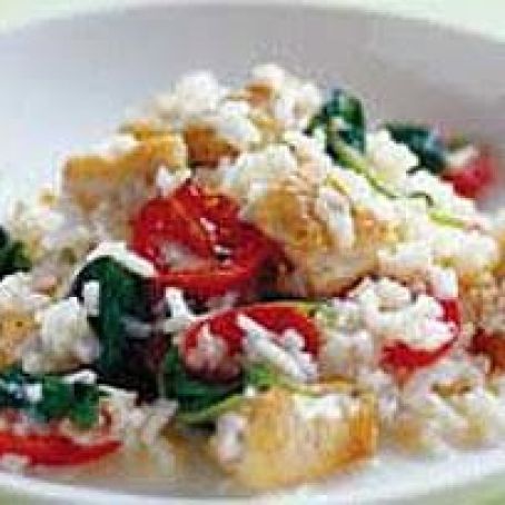 Chicken and Spinach Risotto