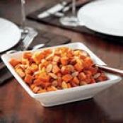 Roasted Almonds Sweet Potatoes