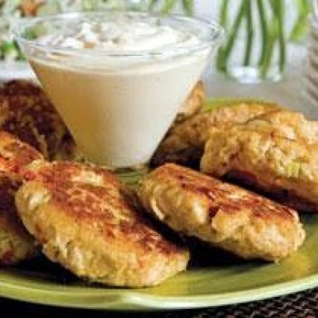 Chicken Cakes with Creole Sauce