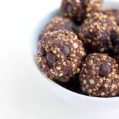 bites - turtle cookie quinoa energy bites