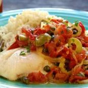 Slow Cooker Red Snapper Veracruz for Two