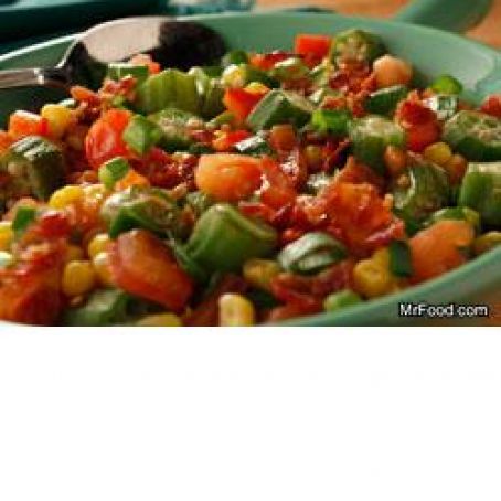 Okra and Corn Skillet