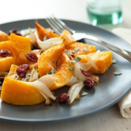 Butternut Squash with Cranberries