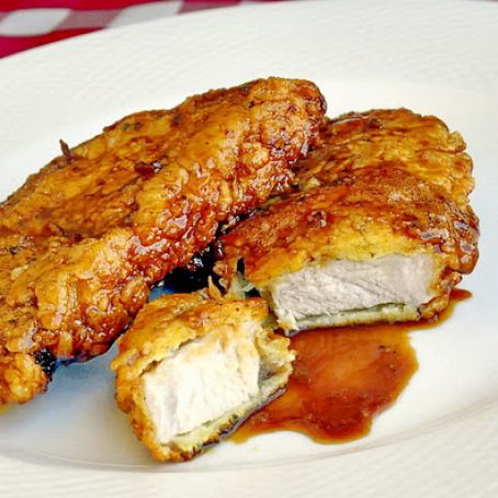 Honey Crunch Pork Chops