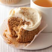 Whole-Wheat Banana-Carrot Cupcakes