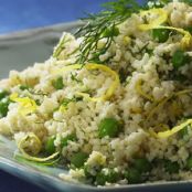 Whole-Wheat Couscous with Parmesan & Peas