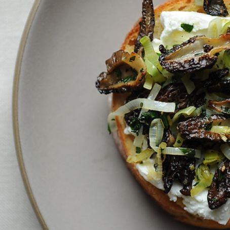 Morel Crostini
