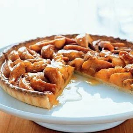 Roasted Apricot & Vanilla Tart