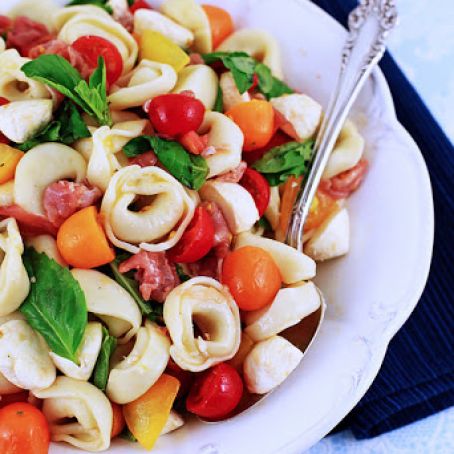 PASTA****Caprese Pasta and Garbanzo Salad