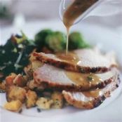 Butterflied Turkey with Chardonnay Gravy