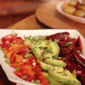 Beet, Orange and Avocado Salad