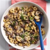 Beefy Tortellini Skillet Recipe