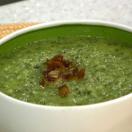 Daphne Oz's Creamy Cauliflower Soup with Greens