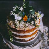 Orange Almond Cake with an Orange Blossom Buttercream