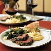 Herb, Garlic, and Mustard-Crusted Fillet of Beef