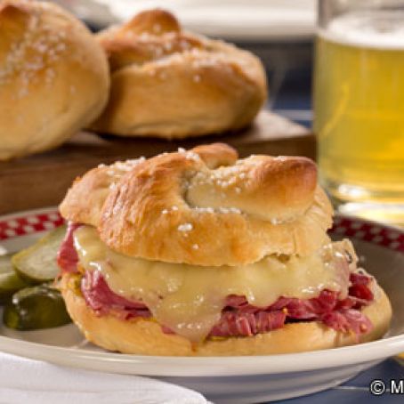 Soft Pretzel Reubens