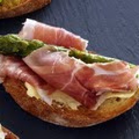 Asparagus-Prosciutto Bruschetta