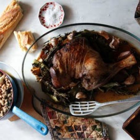 Seven-Hour Leg of Lamb