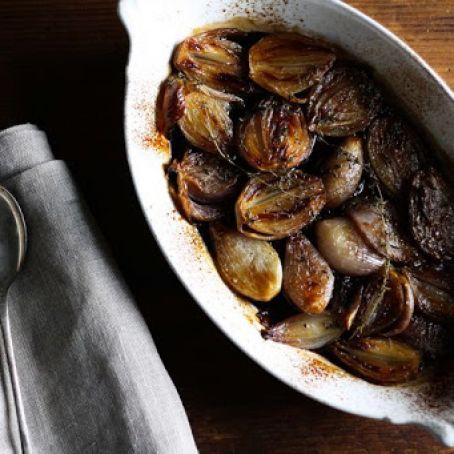 Balsamic-Roasted Shallots