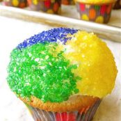 Mardi Gras King Cupcakes