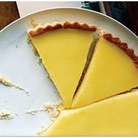 Lemon Curd Tart with Olive Oil