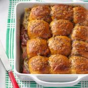 Caramelized Ham & Swiss Buns Recipe