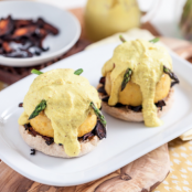 Sugar-Free, Gluten-Free, & Vegan Eggs Benedict