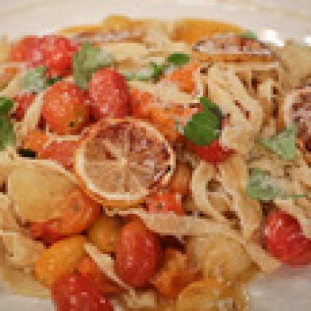 Fabio Viviani's Fettucini with Roasted Lemon, Tomato and Parmesan