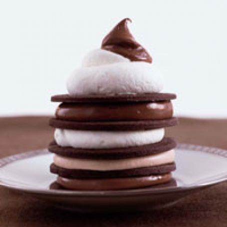 Chocolate Cookies 'n' Cream Towers