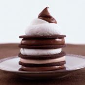 Chocolate Cookies 'n' Cream Towers