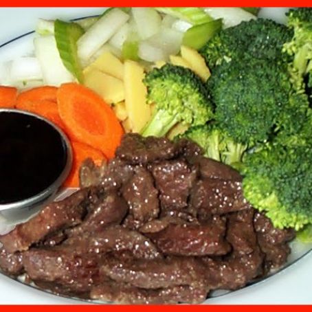 Beef & Broccoli w/Fried Rice