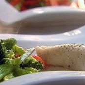 Red Snapper Fillets with Stir Fried Broccoli