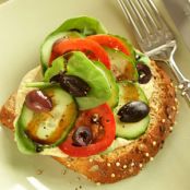 Open-Faced Mediterranean Sandwiches
