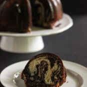 Zebra bundt cake