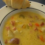 Cheesy Ham Potato Soup